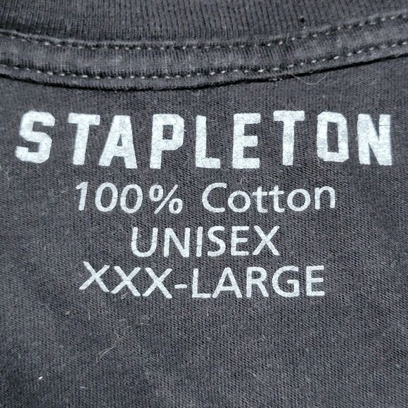 Stapleton SS Black Unisex Tee "Chris Stapleton The All American Road Show" - 3XL - Picture 5 of 5